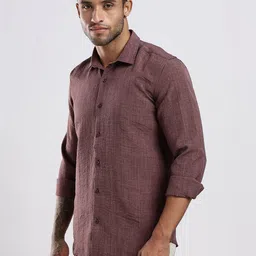 NEVER NEUD Men Classic Slim Fit Casual Shirt image 3