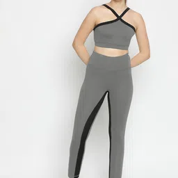 Wearjukebox Top With High Rise Ankle-Length Leggings Co-Ords-picture-32