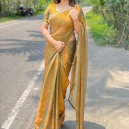Moda Rapido Beads and Stones Tissue Heavy Work Tussar Saree-picture-21