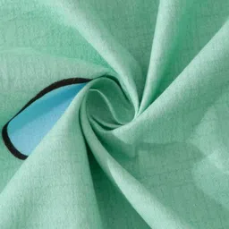 Myntra Elegant Homes Green & White Printed 300 TC Single Bedsheet Set 2.20 m x 1.50 m image 4