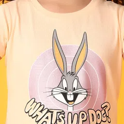 V-Mart Girls Graphic Printed Round Neck Cotton T-Shirt image 2