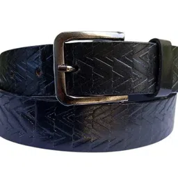 PERKED Men Textured Leather Belt image 4