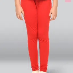 LYRA Girls Pack Of 2 Cotton Ankle-Length Leggings-image-54