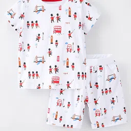 Xsole Boys Printed Short Sleeves T-shirt With Shorts-picture-42