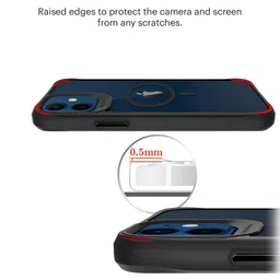 DailyObjects Hybrid Clear MagSafe iPhone 12 Back Case image 4