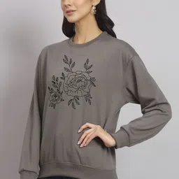 CORSICA Women Polyester Printed Pullover Sweatshirt image 2