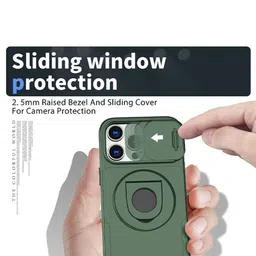 Luxury Kase Mag-Safe Shockproof Rugged Case with Ring Kickstand image 2