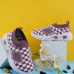 LMG Lifestyle Unisex Kids Woven Design Slip-On Sneakers-image-72