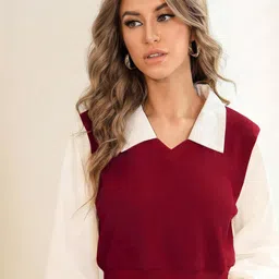 Stylecast X Slyck Shirt Style Crop Top-picture-14