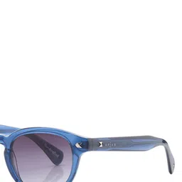 Shisen Fox ARIAS Kitsune Unisex Oval Sunglasses Polarised UV Protected Lens ASG11-SAPPHIRE image 3