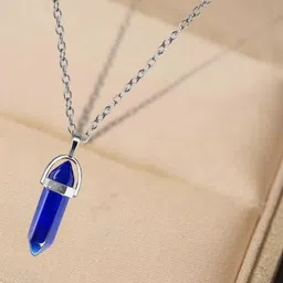 Utkarsh Silver-Plated Geometric Pendants with Chains-picture-17