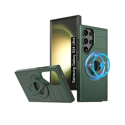 Luxury Kase Solid Samsung Galaxy S24 Ultra 5G Shockproof Rugged Back Case image 2