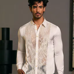 Siddartha Tytler Men Opaque Printed Casual Shirt image 2