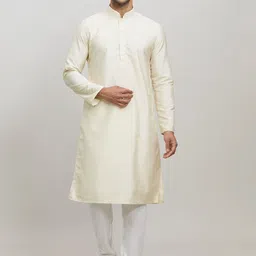 Arihant Rai Sinha Mandarin Collar Straight Kurta With Churidar image 3