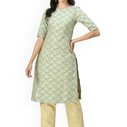 V&M Women Printed Regular Kurta with Trousers & With Dupatta-picture-33
