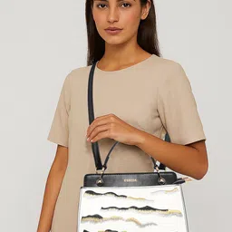 ESBEDA Abstract Embroidered Swagger Handheld Bag image 4