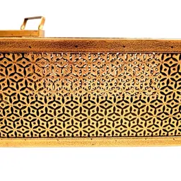 apka mart Set of 2 Gold-Toned Regular Fruit & Utility Organizer image 4