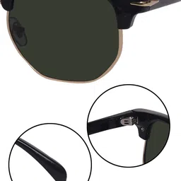 The Roadster Lifestyle Co Unisex Polarized Round Sunglasses image 5