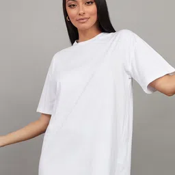 Styli Pack Of 2 Round Neck Pure Cotton T-Shirts image 4