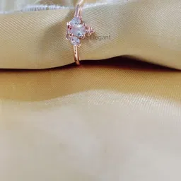 BIANCISTELLE Rhodium Plated Diamond-Studded Finger Ring-picture-19