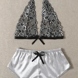 PHALIN Women Satin Night suits image 3