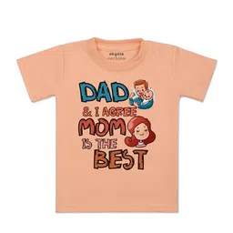 Arvesa Kids Typography Printed Applique T-shirt-picture-32