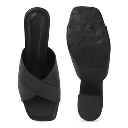 SIRDENILL Women Open Back Block Sandals image 4