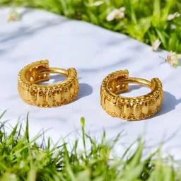 SHREE KRISHNA SHOPPING Gold-Plated Brass Earrings image 1