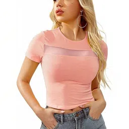 TESSAVEGAS Sheen Crop Top-picture-11