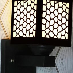Gojeeva Brown Wood Square Wall Lamps-picture-24