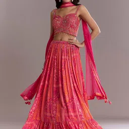 KALKI Fashion Embellished Sequinned Ready to Wear Lehenga & Blouse With Dupatta image 2