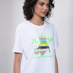Street By Tokyo Talkies Women Printed Boxy T-shirt-picture-23