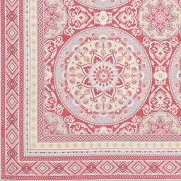 MAFATLAL Pink & Grey Floral 144 TC King Bedsheet with 2 Pillow Covers image 2