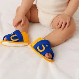 ONFEET Kids-Unisex Blue Cotton Booties-image-99