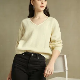 DL Woman V-Neck Sweaters-image-44