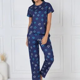 Sweet Dreams Women Geometric Printed Night suit-image-16