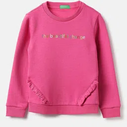 United Colors of Benetton Girls Embroidered Sweatshirt-picture-25