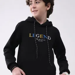 Monte Carlo Boys Typography Printed Hooded Sweatshirt-picture-13