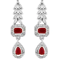 TIYARA Silver-Plated Brass Jewellery Set image 3