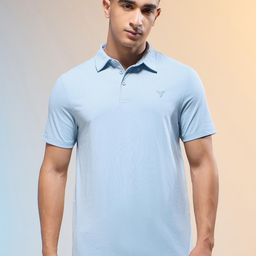 Technosport Polo Collar Antimicrobial Slim Fit T-shirt-picture-36