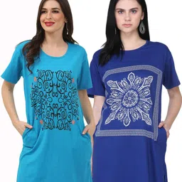 AANVI KURTI Women Printed Pockets 1 T-shirt-picture-32