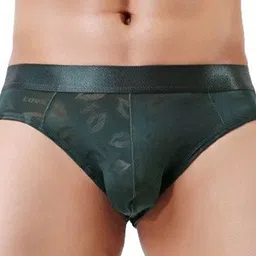 PANTEAZY Printed Mid- Rise Basic Briefs KEV-SM02-LIP-BF-G-M image 2