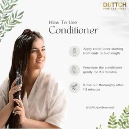 Duttch Professional Hydrate Conditioner For Damaged & Dull Hair - 1 L image 4