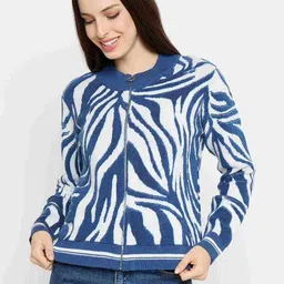 Madame Women Animal Printed Cardigan-picture-25