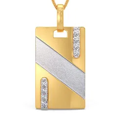 CANDERE A KALYAN JEWELLERS COMPANY Women 14KT Gold Sleek Strength Pendant Diamond -2.06g-image-38