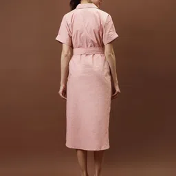 Athena Immutable Curved Hem Shirt Midi Dress image 5