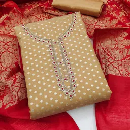 Ishin Embroidered Unstitched Dress Material-picture-13