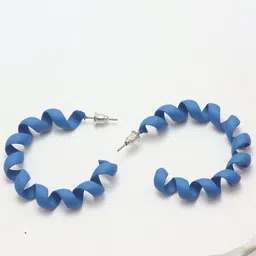 Maansh Contemporary Half Hoop Earrings-picture-14