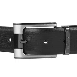 Metro Men Textured Leather Formal Belt image 4