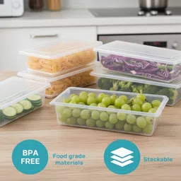 vixmart Plastic Fridge Container - 1500 ml image 4